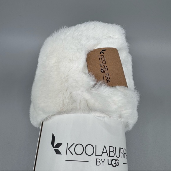 NEW KOOLABURRA by UGG Faux Fur KB WHITE Baxter Area Rug 27”x44” Fluffy Soft - Picture 2 of 5